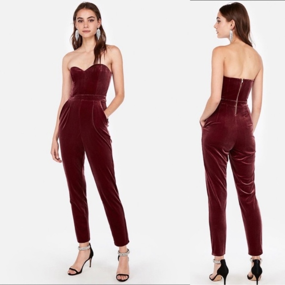 Red Velvet Jumpsuit
